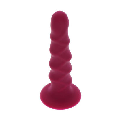 GET REAL - 12CM RED RIBBED DONG