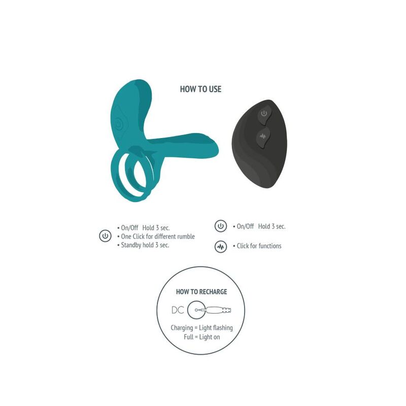XOCOON - ANELLO VIBRATORE PER COPPIA VERDE - XOCOON | Lingerie Harness Boutique