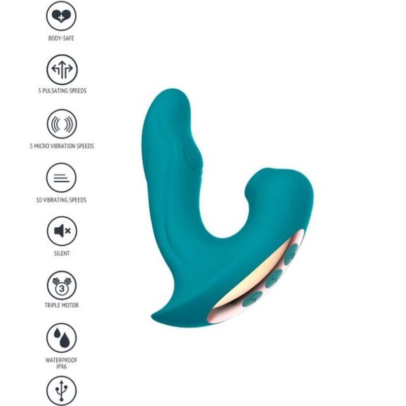 XOCOON - STIMOLATORE ETERNAL LOVE VIBE VERDE - XOCOON | Lingerie Harness Boutique