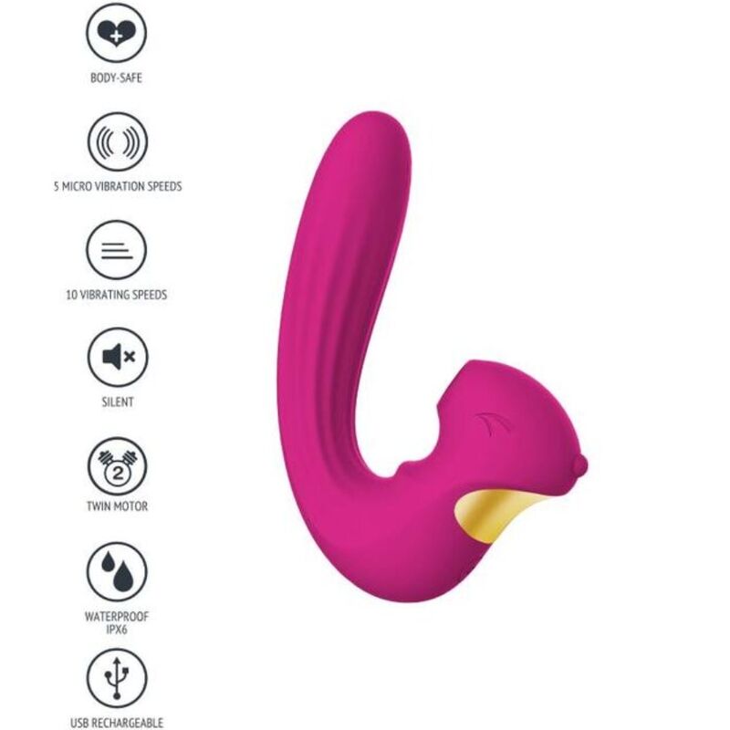 XOCOON - STIMOLATORE CELESTIAL LOVE VIBE FUCSIA - XOCOON | Lingerie Harness Boutique