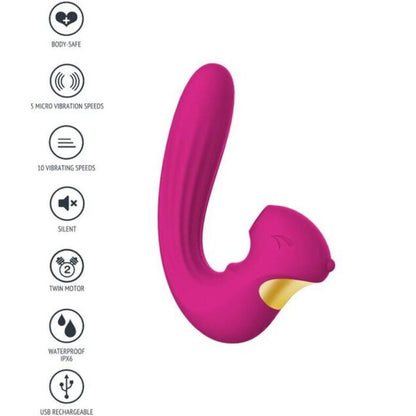 XOCOON - STIMOLATORE CELESTIAL LOVE VIBE FUCSIA - XOCOON | Lingerie Harness Boutique
