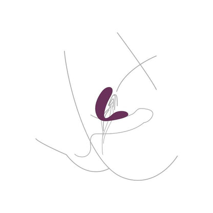 XOCOON - VIBRATORE DI COPPIA BOUND LOVE VIOLA - XOCOON | Lingerie Harness Boutique