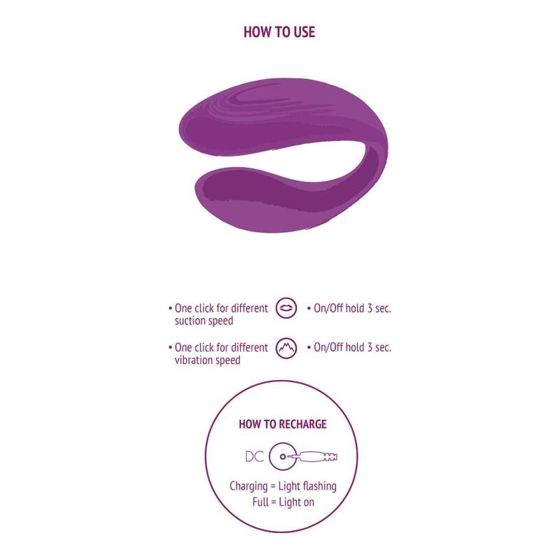 XOCOON - VIBRATORE DI COPPIA BOUND LOVE VIOLA - XOCOON | Lingerie Harness Boutique