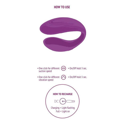XOCOON - VIBRATORE DI COPPIA BOUND LOVE VIOLA - XOCOON | Lingerie Harness Boutique