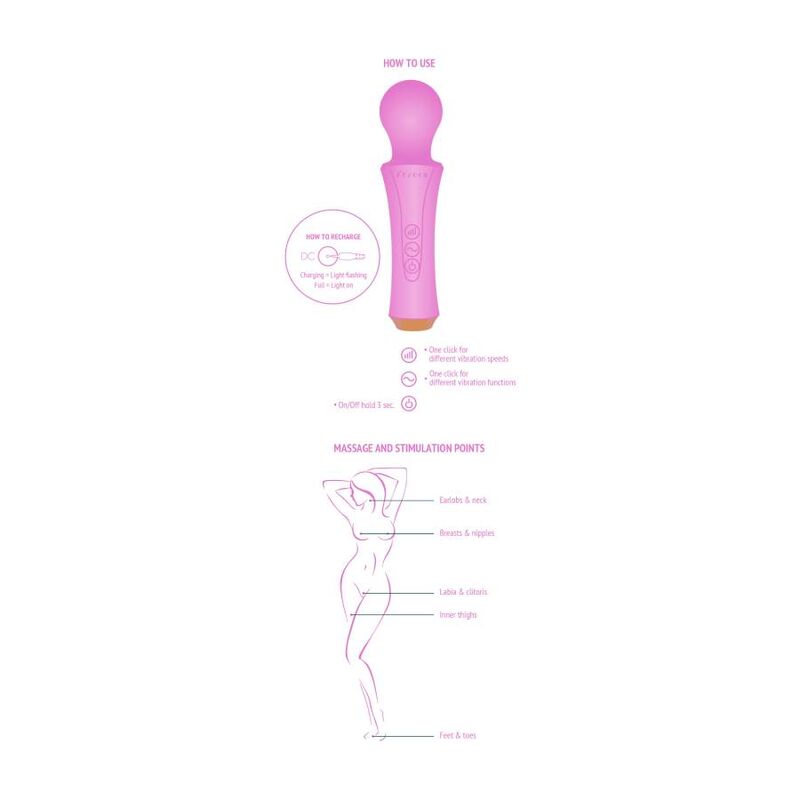 XOCOON - LA BACCHETTA PERSONALE FUCSIA - XOCOON | Lingerie Harness Boutique