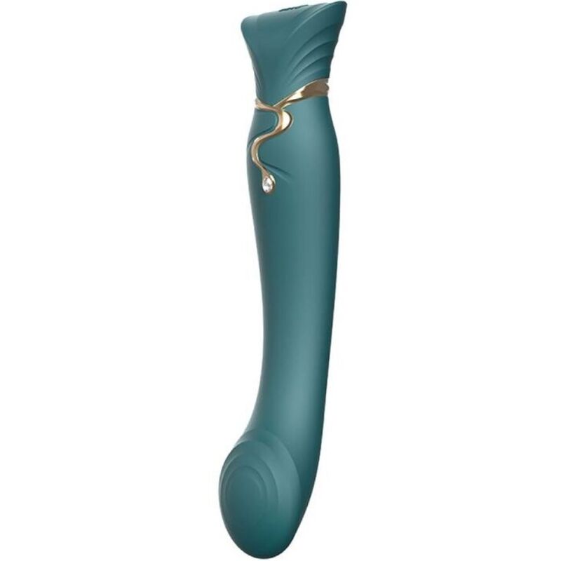 ZALO - QUEEN G-SPOT PULS WAVE VIBE VERDE - ZALO | Lingerie Harness Boutique