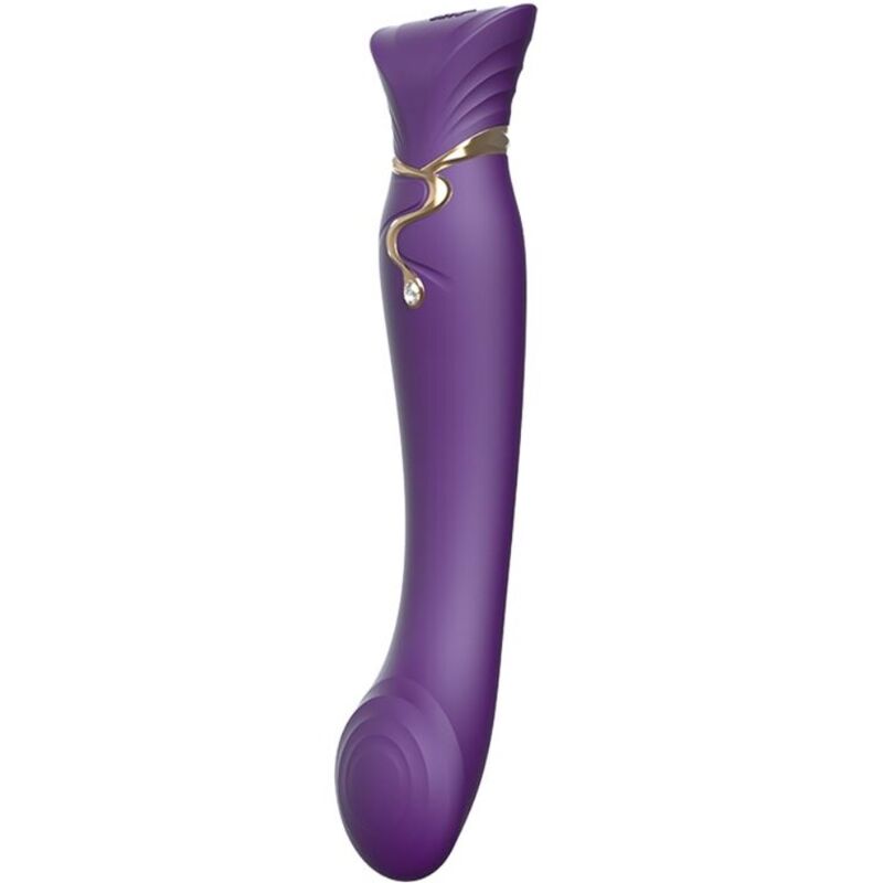 ZALO - QUEEN G-SPOT PULS WAVE VIBE VIOLA - ZALO | Lingerie Harness Boutique