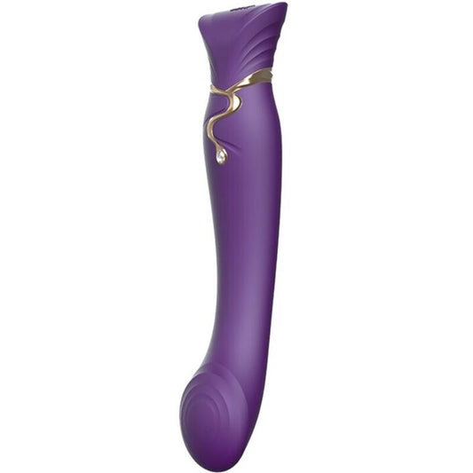 ZALO - QUEEN G-SPOT PULS WAVE VIBE VIOLA - ZALO | Lingerie Harness Boutique