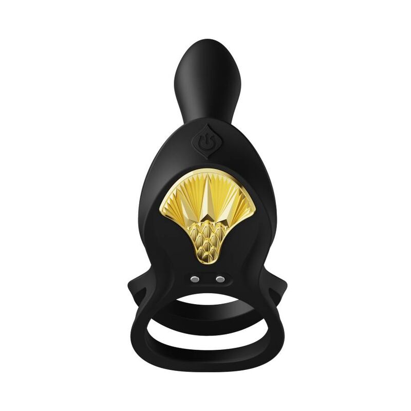 ZALO - BLACK BAYEK VIBRATING COUPLES RING