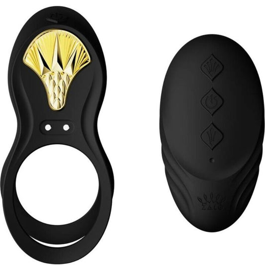 ZALO - ANELLO PER COPPIE VIBRANTI BAYEK NERO - ZALO | Lingerie Harness Boutique