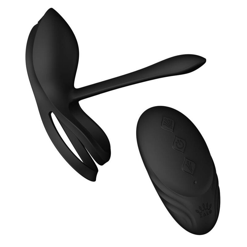 ZALO - ANELLO PER COPPIE VIBRANTI BAYEK NERO - ZALO | Lingerie Harness Boutique