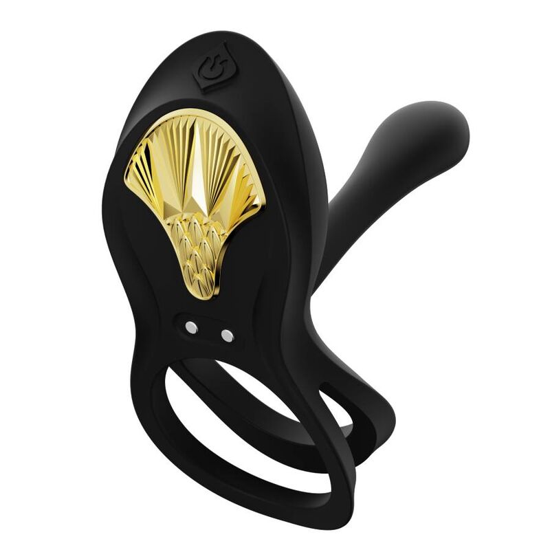 ZALO - BLACK BAYEK VIBRATING COUPLES RING