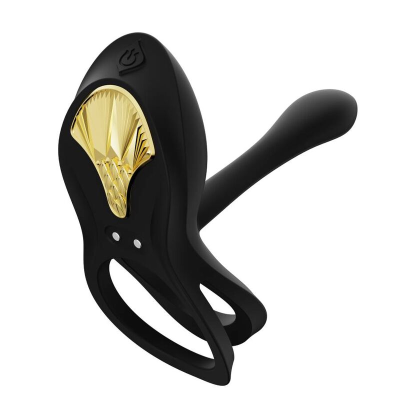ZALO - ANELLO PER COPPIE VIBRANTI BAYEK NERO - ZALO | Lingerie Harness Boutique