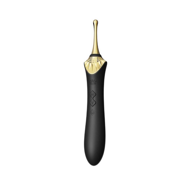 ZALO - BESS 2 CLITORAL MASSAGER BLACK - ZALO | Lingerie Harness Boutique