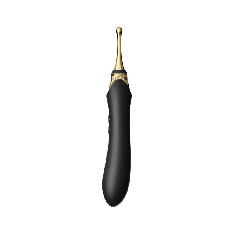ZALO - BESS 2 CLITORAL MASSAGER BLACK - ZALO | Lingerie Harness Boutique