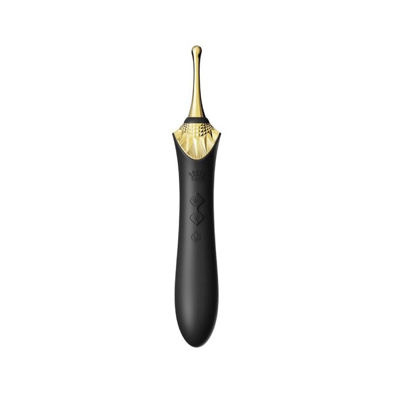 ZALO - BESS 2 CLITORAL MASSAGER BLACK - ZALO | Lingerie Harness Boutique