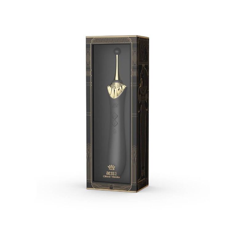 ZALO - BESS 2 CLITORAL MASSAGER BLACK - ZALO | Lingerie Harness Boutique