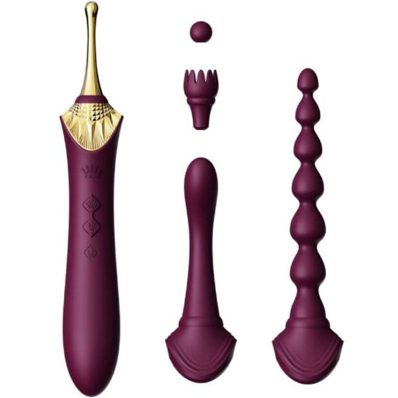 ZALO - BESS 2 CLITORAL MASSAGER PURPLE - ZALO | Lingerie Harness Boutique