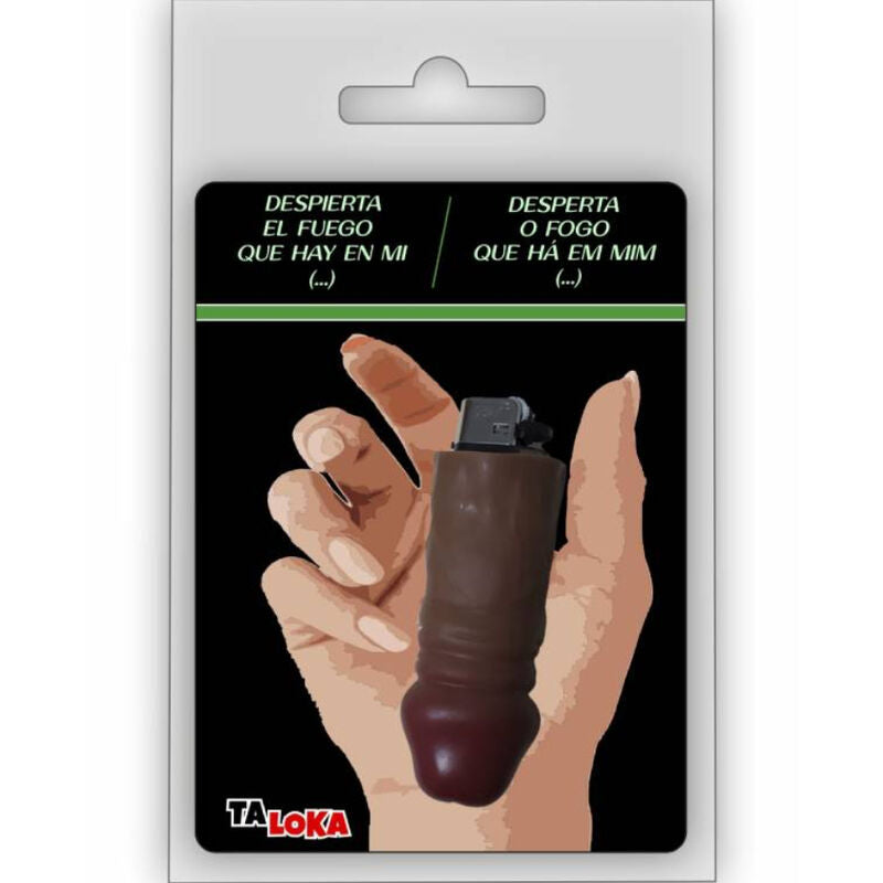 TALOKA - FANTASTICO ACCENDINO A FORMA DI PENE COLORE MULATTO 100% RICARICABILE - TALOKA | Lingerie Harness Boutique
