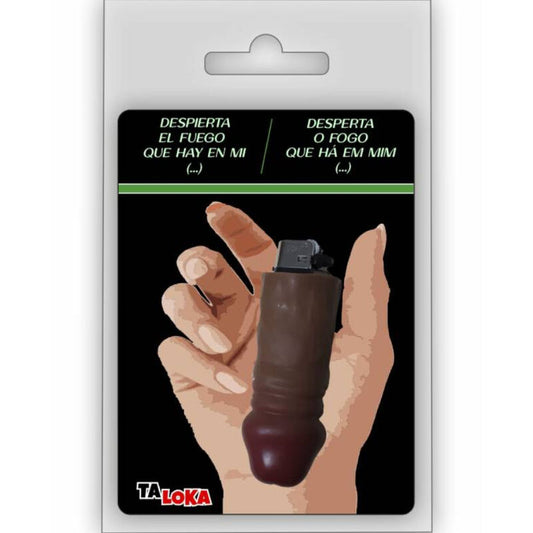 TALOKA - FANTASTICO ACCENDINO A FORMA DI PENE COLORE MULATTO 100% RICARICABILE - TALOKA | Lingerie Harness Boutique