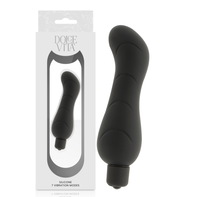 DOLCE VITA - G-SPOT BLACK SILICONE - DOLCE VITA | Lingerie Harness Boutique