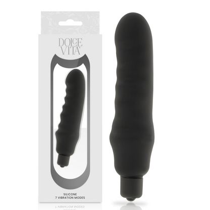 DOLCE VITA - GENIUS BLACK SILICONE - DOLCE VITA | Lingerie Harness Boutique