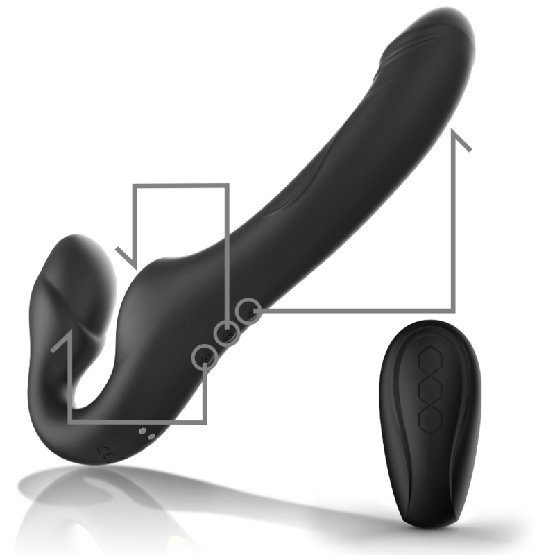 IBIZA - VIBRATORE SENZA CINGHIE CON PULSANTE DEL TELECOMANDO - IBIZA TECHNOLOGY | Lingerie Harness Boutique