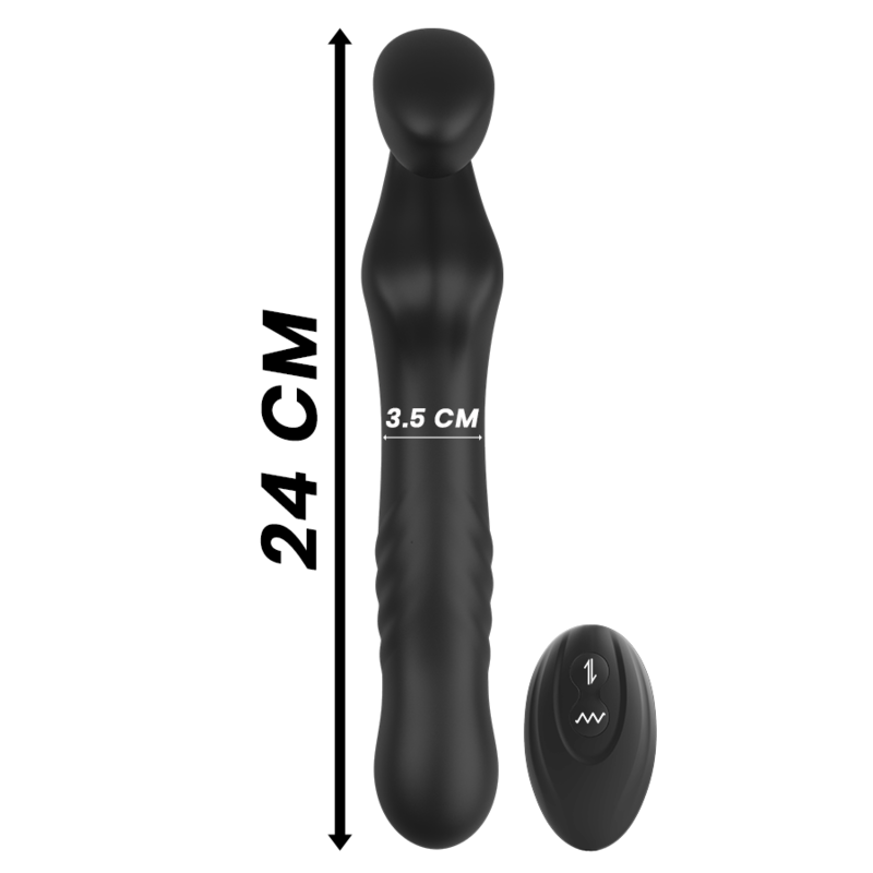 IBIZA - VIBRATORE SENZA CINGHIA CON TELECOMANDO - IBIZA TECHNOLOGY | Lingerie Harness Boutique