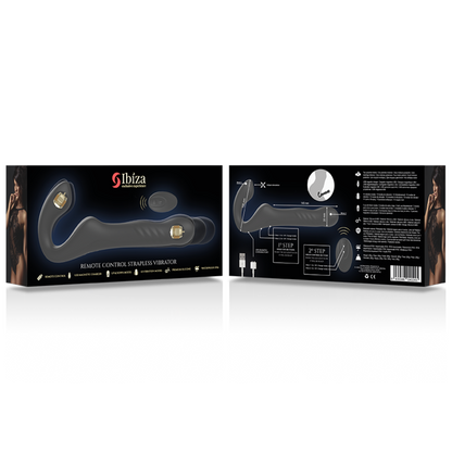 IBIZA - VIBRATORE SENZA CINGHIA CON TELECOMANDO - IBIZA TECHNOLOGY | Lingerie Harness Boutique
