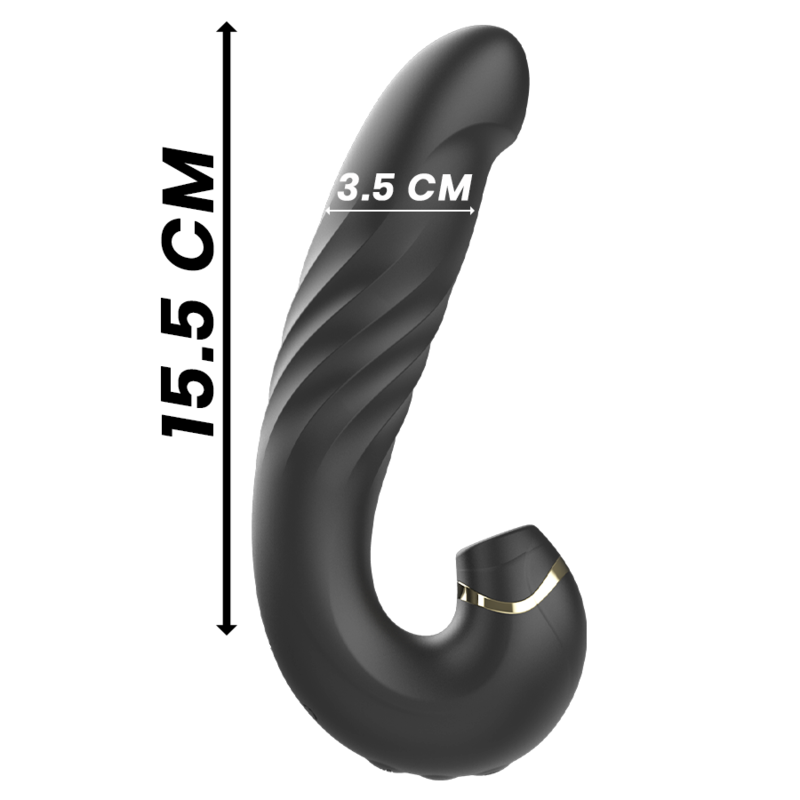 IBIZA - CLIP SU E GIÙ + VIBRATORE + VENTOSA CLITORIDE - IBIZA TECHNOLOGY | Lingerie Harness Boutique