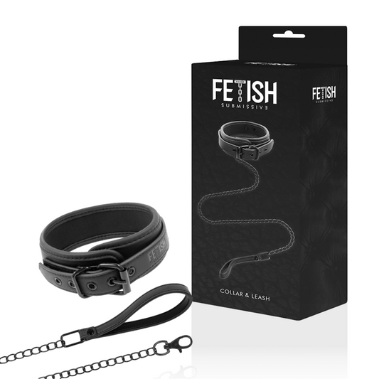 FETISH SUBMISSIVE - CHAIN ​​NECKLACE WITH NOPRENE LINING