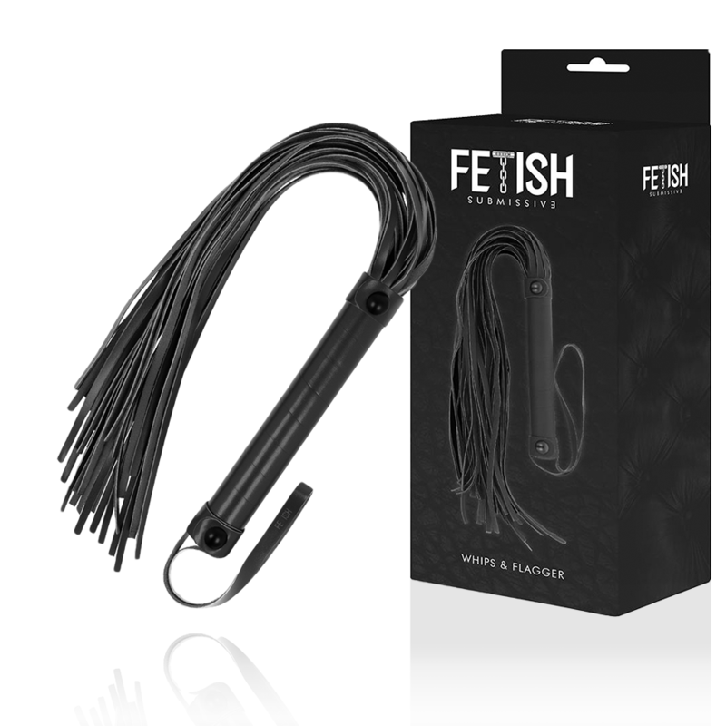 FETISH SUBMISSIVE - VEGAN LEATHER WHIP