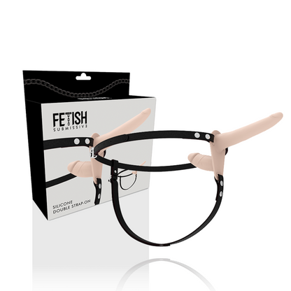 FETISH SUBMISSIVE HARNESS - DOPPIA PENETRAZIONE CARNE - FETISH SUBMISSIVE HARNESS | Lingerie Harness Boutique