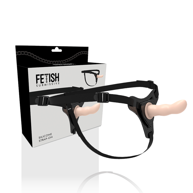 FETISH SUBMISSIVE HARNESS - SILICONE FLESH G-SPOT 12,5 CM - FETISH SUBMISSIVE HARNESS | Lingerie Harness Boutique