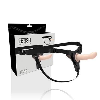 FETISH SUBMISSIVE HARNESS - SILICONE FLESH G-SPOT 12,5 CM - FETISH SUBMISSIVE HARNESS | Lingerie Harness Boutique