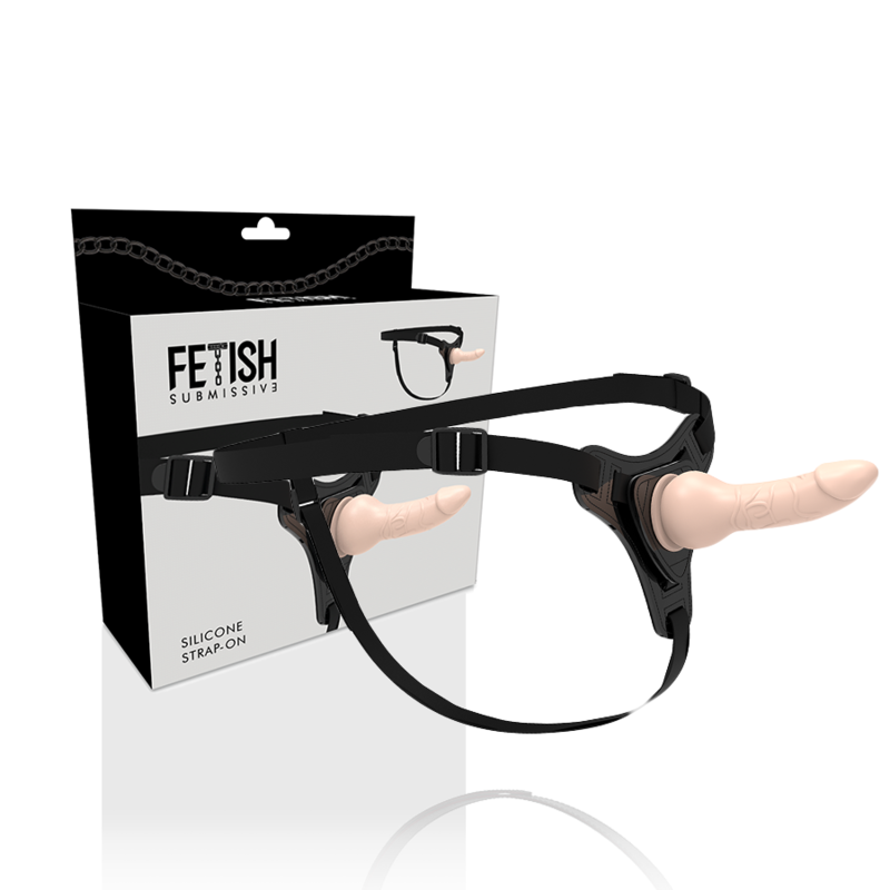 FETISH SUBMISSIVE HARNESS - SILICONE FLESH REALISTICO 16CM - FETISH SUBMISSIVE HARNESS | Lingerie Harness Boutique