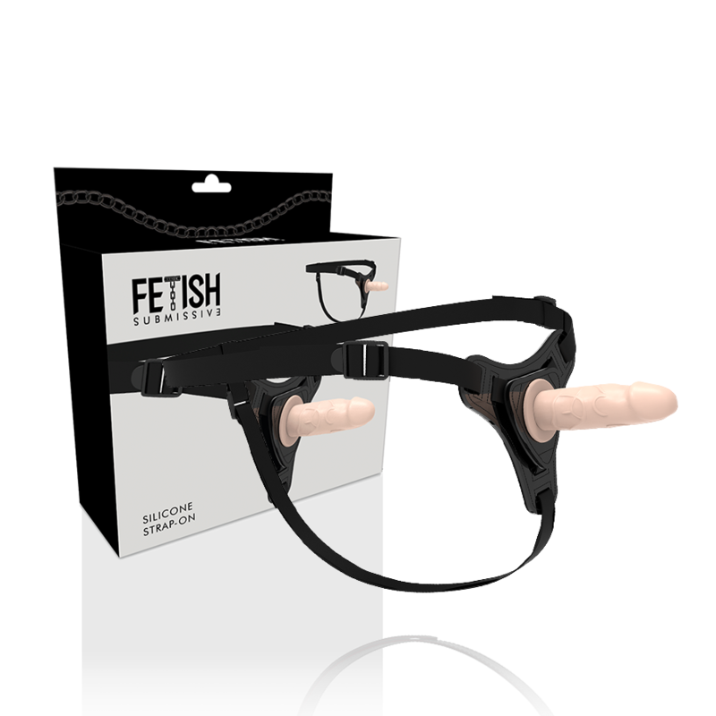 FETISH SUBMISSIVE HARNESS - SILICONE FLESH REALISTICO 12,5 CM - FETISH SUBMISSIVE HARNESS | Lingerie Harness Boutique