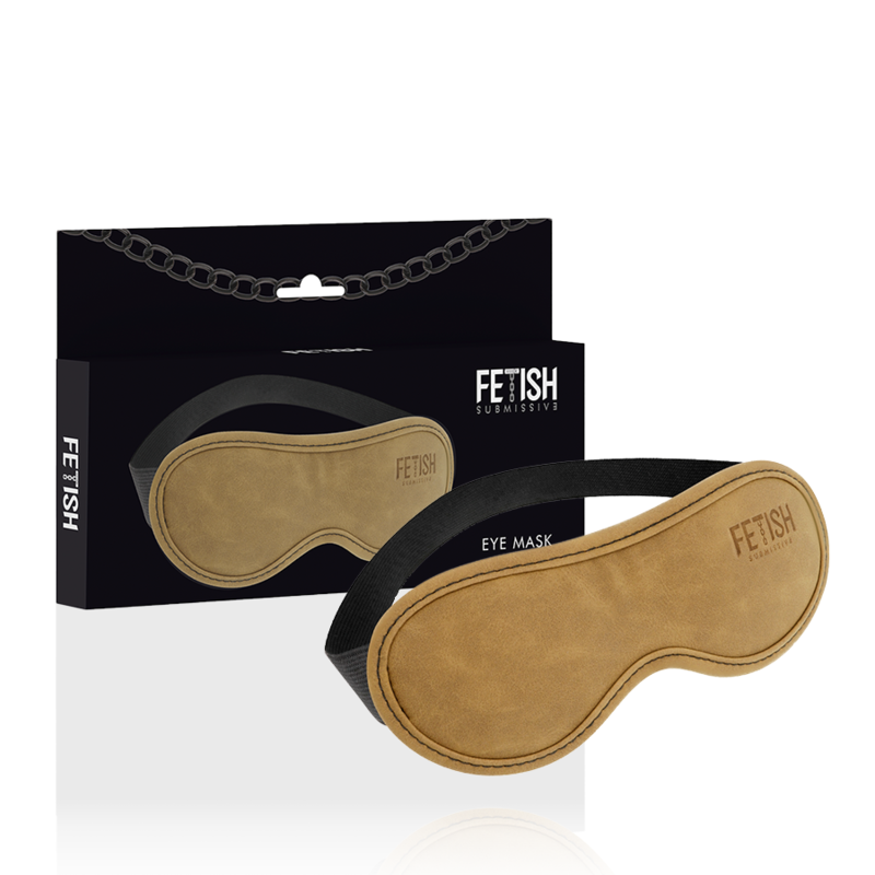 FETISH SUBMISSIVE ORIGIN - MASCHERA IN PELLE VEGANA CON FODERA IN NEOPRENE - FETISH SUBMISSIVE ORIGIN | Lingerie Harness Boutique