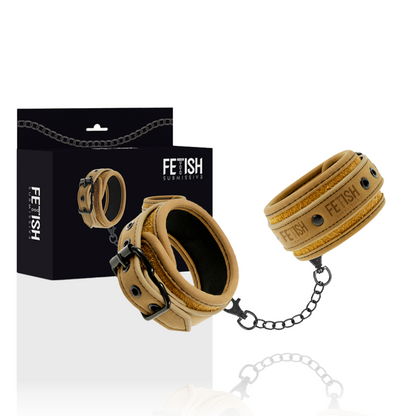 FETISH SUBMISSIVE ORIGIN - MANETTE IN PELLE VEGANA CON FODERA IN NEOPRENE - FETISH SUBMISSIVE ORIGIN | Lingerie Harness Boutique