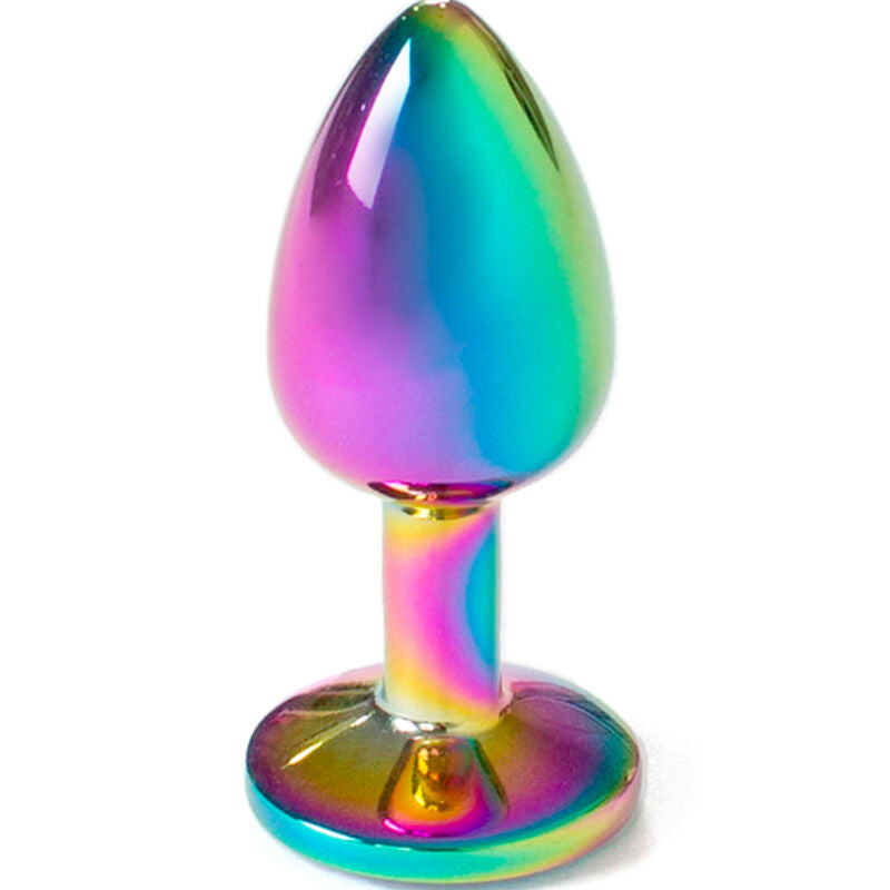 SECRETPLAY - TAPPO IN METALLO RAINBOW TAGLIA PICCOLA 7 CM - SECRETPLAY TOYS | Lingerie Harness Boutique