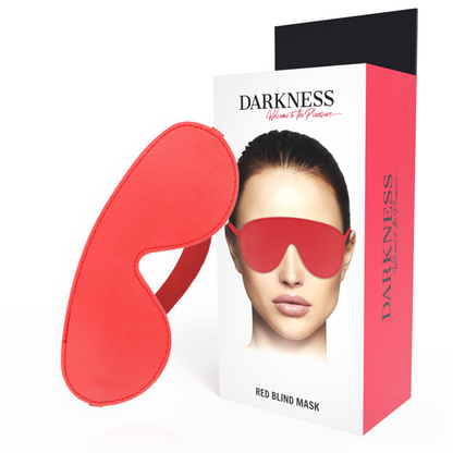 DARKNESS - MASCHERA ROSSA DI ALTA QUALIT - DARKNESS BONDAGE | Lingerie Harness Boutique