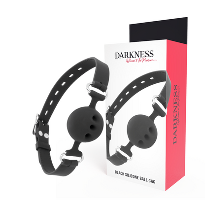 DARKNESS - BLACK BREATHABLE SILICONE BIB