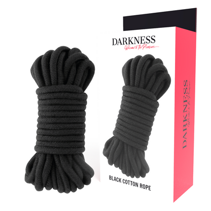 DARKNESS - CORDA GIAPPONESE 10 M NERA - DARKNESS BONDAGE | Lingerie Harness Boutique