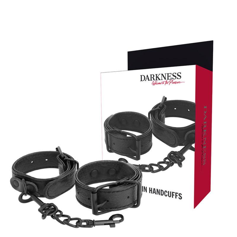 DARKNESS - MANETTE LARGE CON STRUTTURA SOTTILE - DARKNESS BONDAGE | Lingerie Harness Boutique