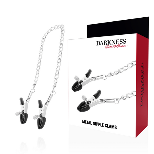 DARKNESS - MORSETTI PER CAPEZZETTI REGOLABILI IN METALLO - DARKNESS SENSATIONS | Lingerie Harness Boutique