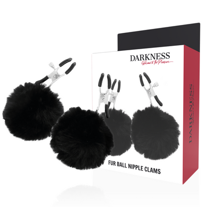 DARKNESS - MORSETTI PER CAPEZZOLI CON POM POM 1