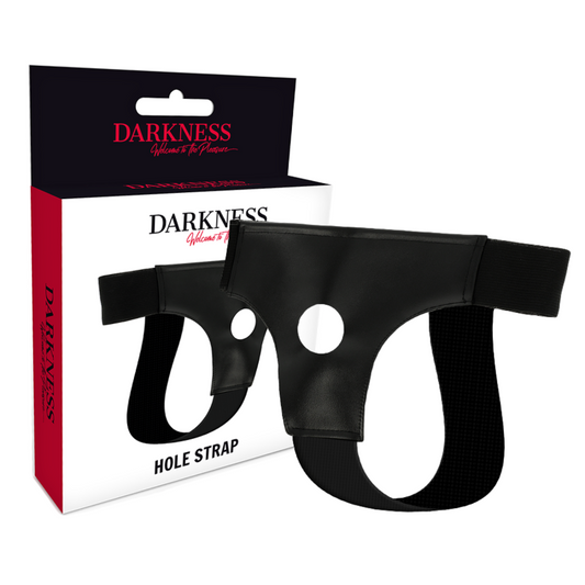 DARKNESS - HARNESS WITH HOLE ONE SIZE FITS ALL