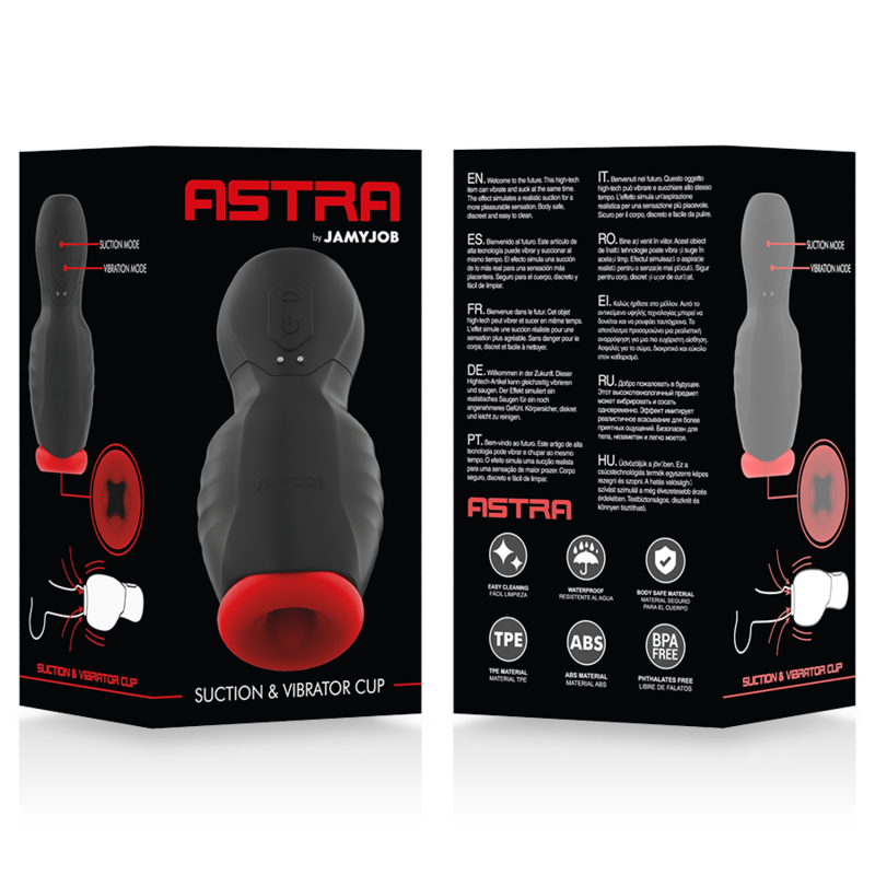JAMYJOB - ASTRA ORAL EXTREM VIBRAZIONE E ASPIRAZIONE - JAMYJOB | Lingerie Harness Boutique