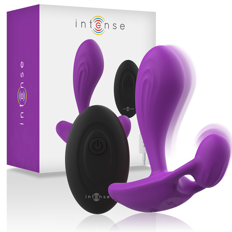 INTENSE - SHELLY PLUG ANAL REMOTE CONTROL VIOLA - INTENSE ANAL TOYS | Lingerie Harness Boutique