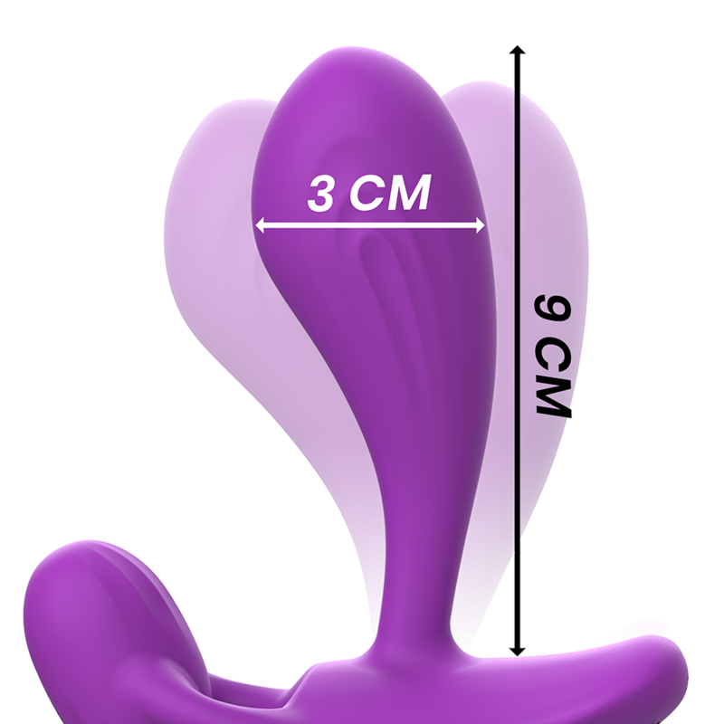 INTENSE - SHELLY PLUG ANAL REMOTE CONTROL VIOLA - INTENSE ANAL TOYS | Lingerie Harness Boutique